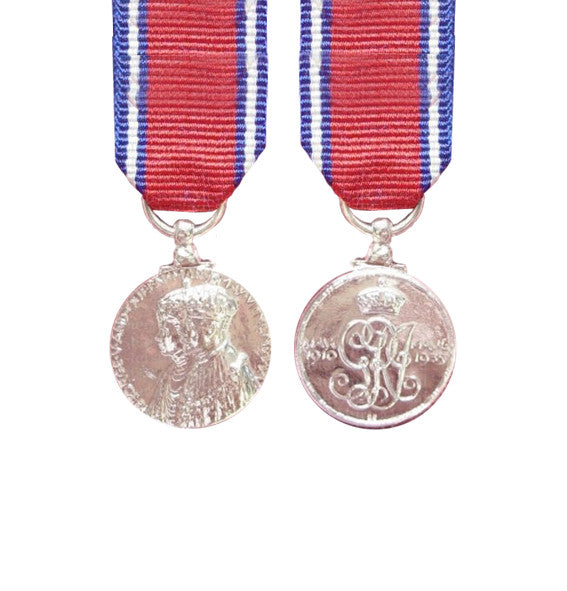 1935 Silver Jubilee GV Miniature Medal