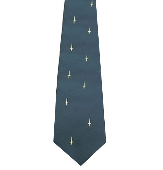 3 and 41 Commando (gold dagger motif) Polyester Tie