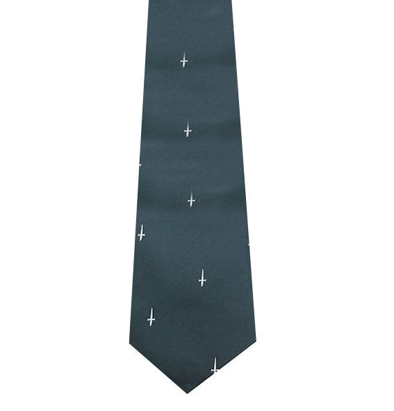 40 Commando (blue dagger motif) Polyester Tie