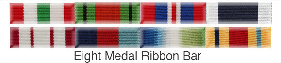 Medal Ribbon Bar for 8 Medals