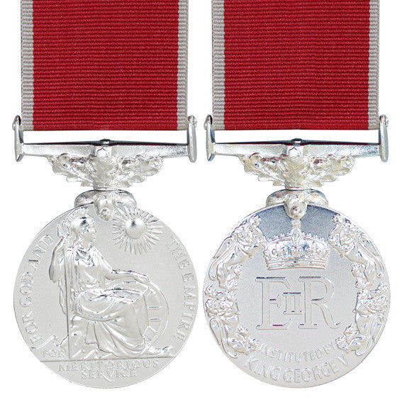 Military British Empire Civil Medal Full Size and ribbon