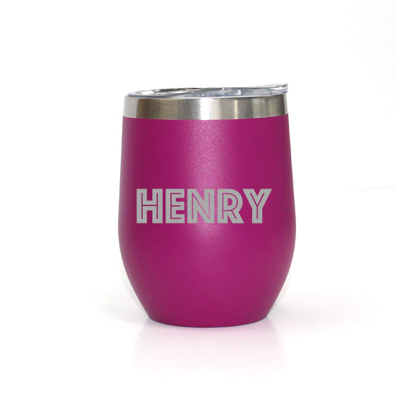 Personalised 350ml Thermal Mug - Berry