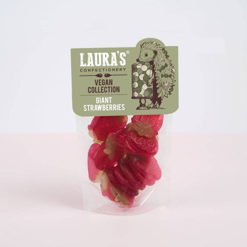 Laura's Confectionery Vegan Giant Strawberries