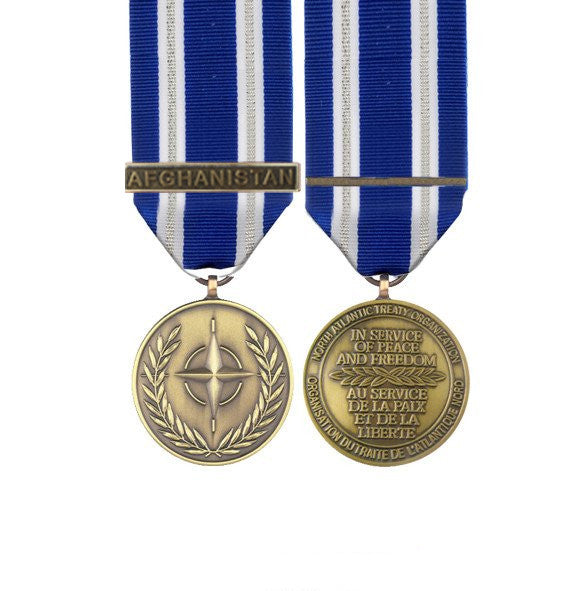 NATO Afghanistan Miniature Medal
