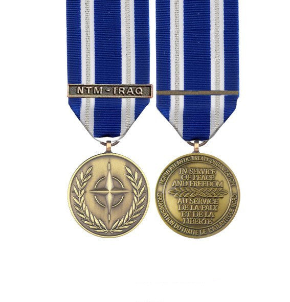 NATO NTM-IRAQ Miniature medal