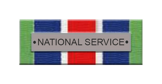 National Service Ribbon Bar