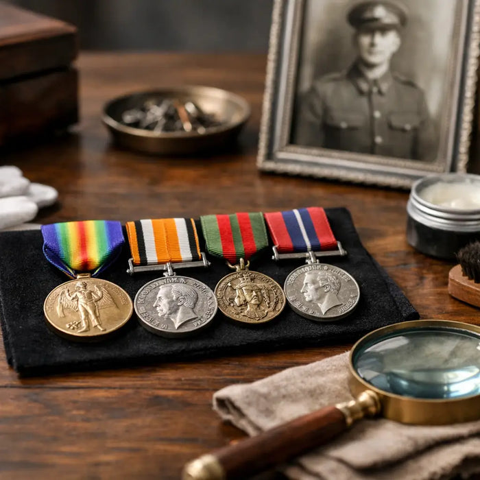 British Medal Restoration Guide for Family Heirlooms