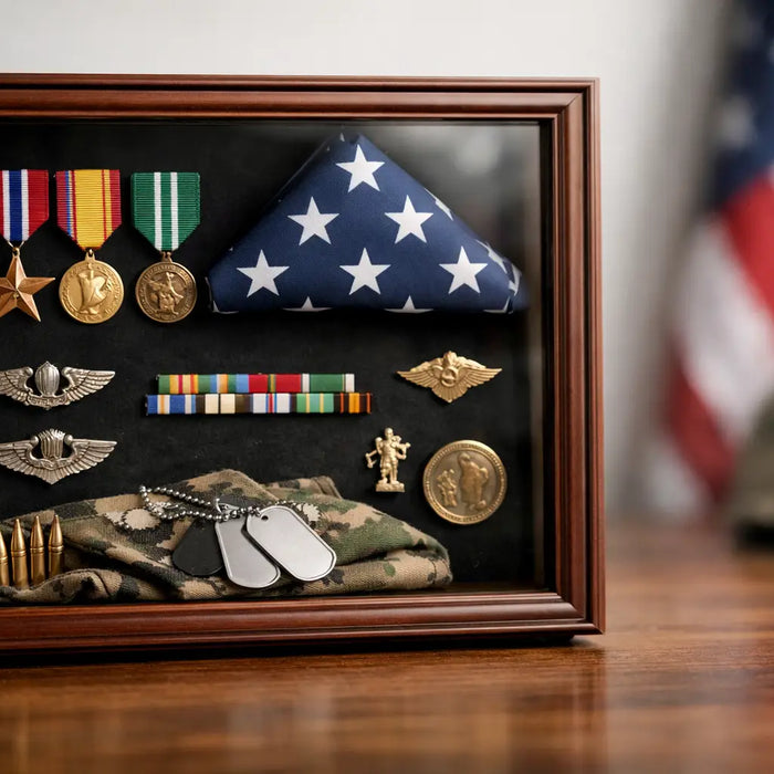 Military Shadow Box Ideas for Medals and Memories