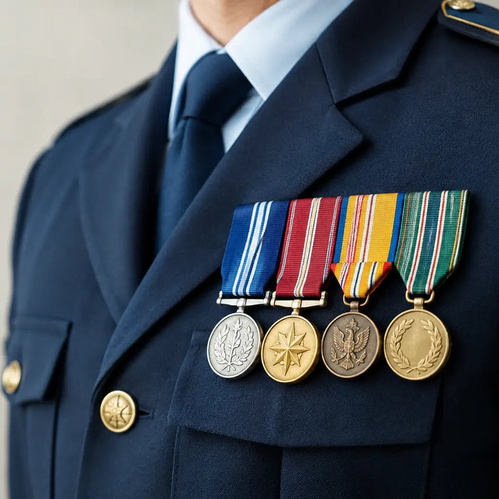 How to Arrange Medal Ribbons for Ceremonial Wear