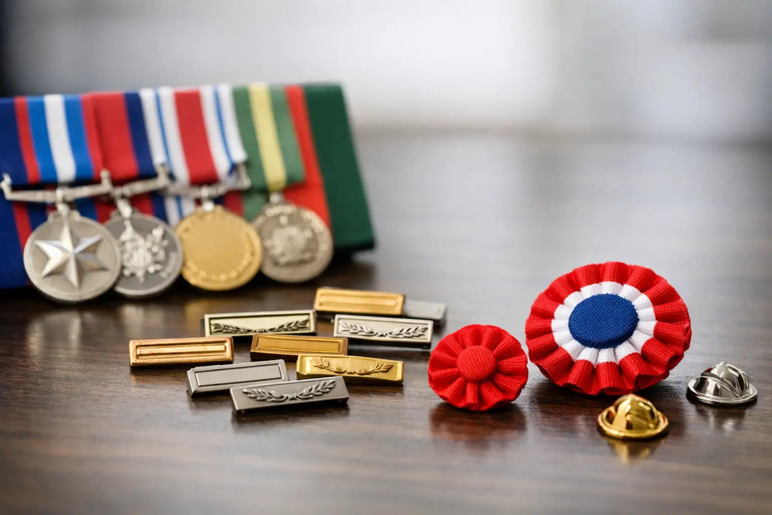 Medal Clasps and Rosettes for Correct Wear