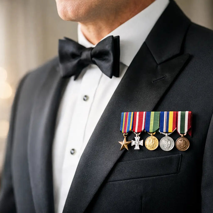 How to Wear Miniature Medals on Formal Dress