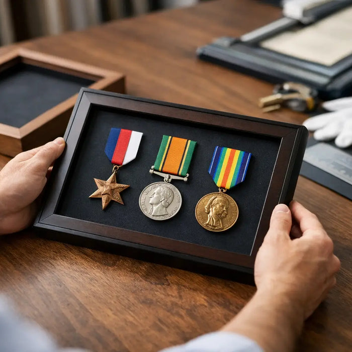 How to Frame War Medals Properly