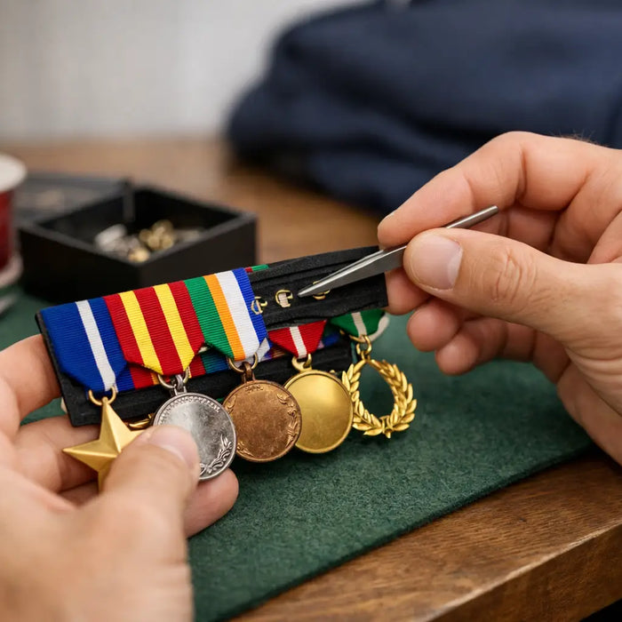 How to Mount Medals Correctly