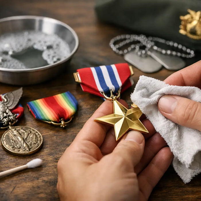 How to Clean Military Medals Properly