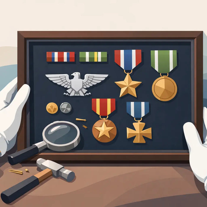 Military Medal Framing Done Properly
