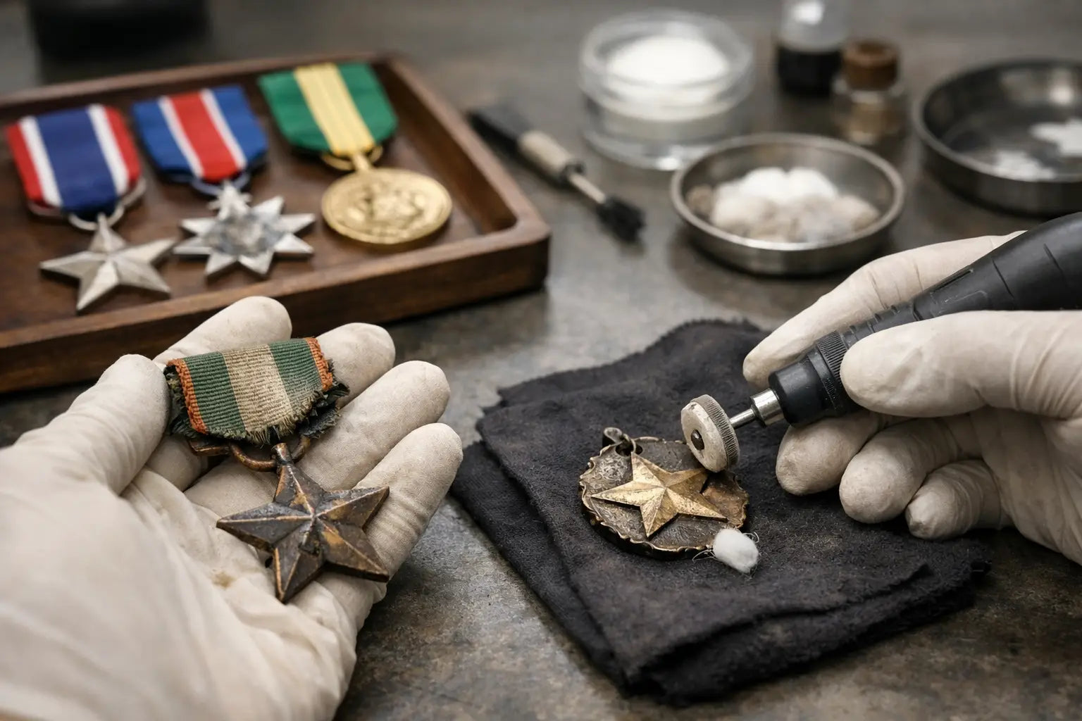 Can Military Medals Be Restored Properly?