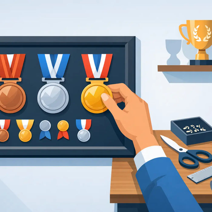 How to Mount Medals Properly