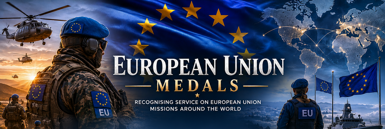 European Union Medals | EU Military & Peacekeeping Awards
