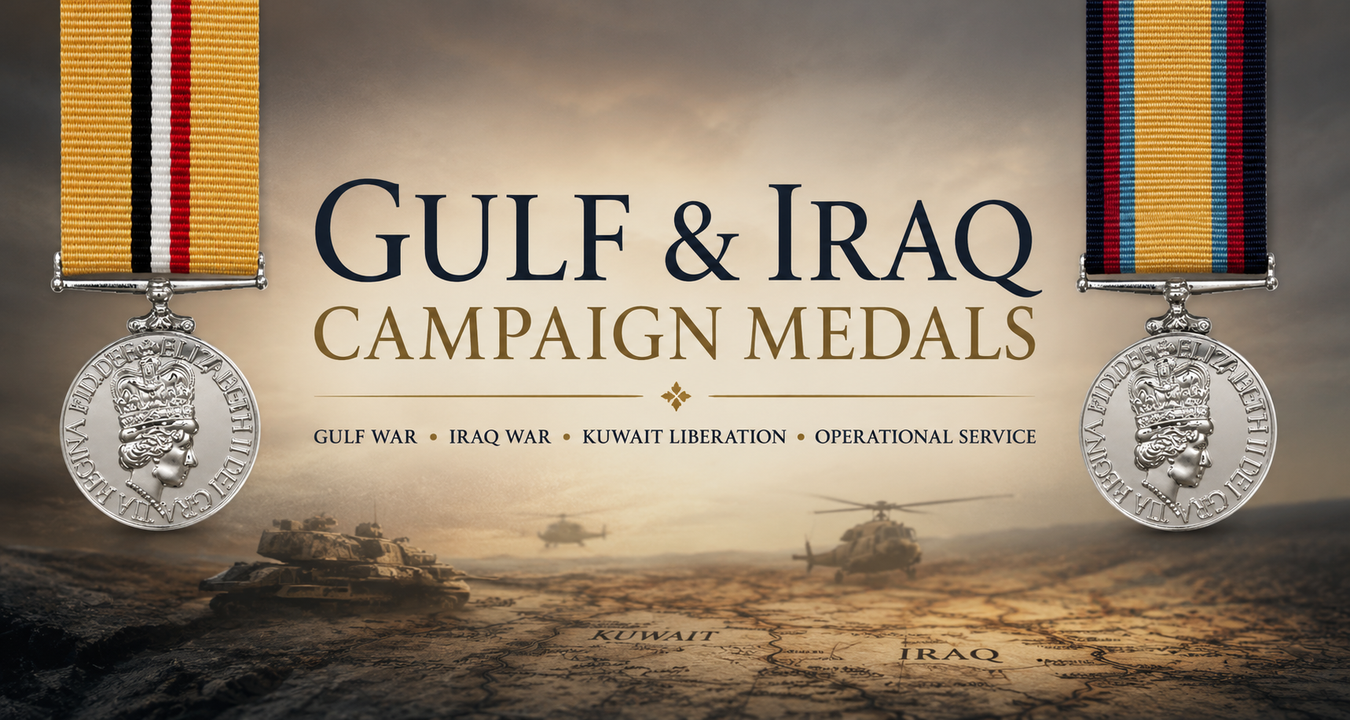 Gulf & Iraq Campaign Medals