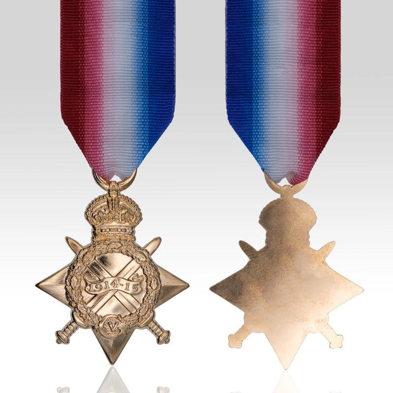 Personalised Framed WW1 Replica Medal Trio, Memorial Plaque & Scroll