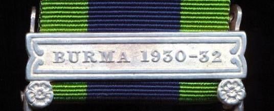 Burma 1930-32 Full Size Clasp