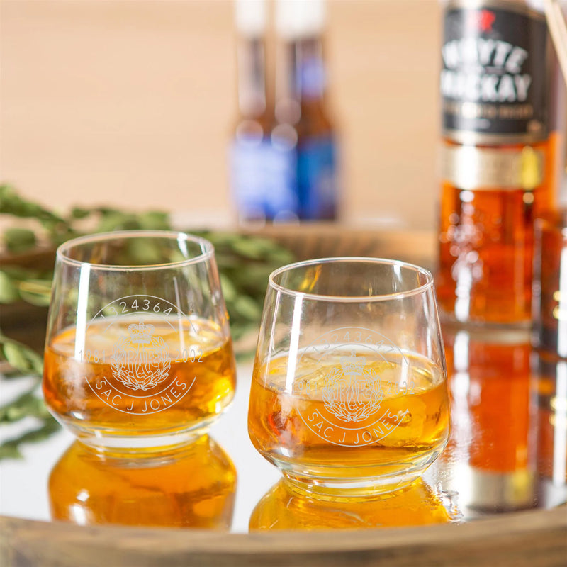 Military Engraved Whisky Glass – LAV Lal 345ml