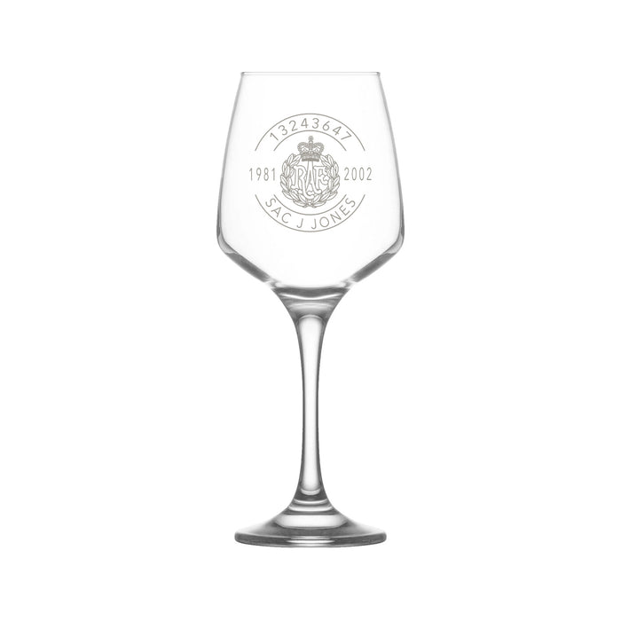 Military Engraved Red Wine Glass – LAV Lal 400ml