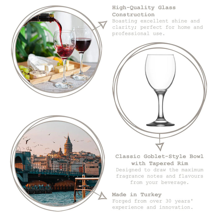 Military Engraved Red Wine Glass – LAV Empire 455ml