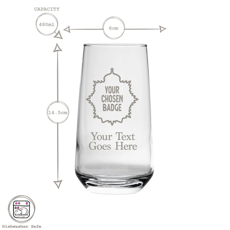 Military Engraved Highball Tumbler Glass – LAV Lal 480ml