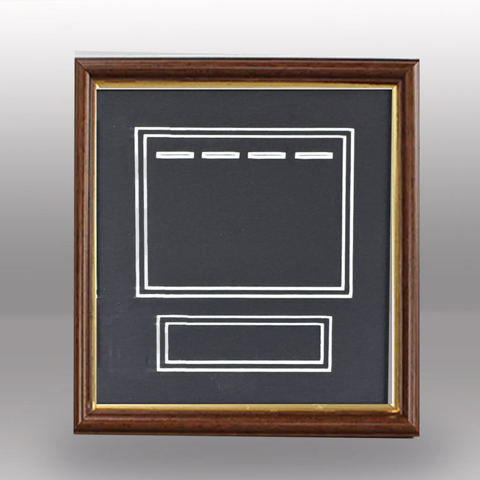 Medal Frame for 4 Miniature Medals