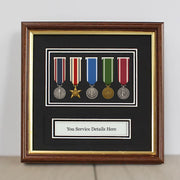 medal frame colour options black white wood grey
