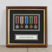 medal frame colour options black white wood grey