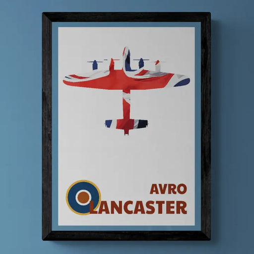 Avro Lancaster 90th Anniversary Commemorative Poster – A3 Print by Gillian Jones