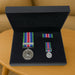 commemorative Regular Army British Forces Medal Set in velvet case