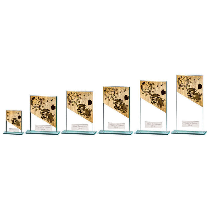 Mustang Poker Jade Glass Award