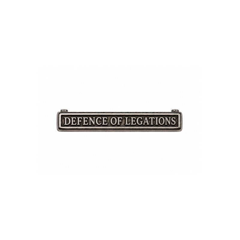 Defence of Legations on a white background