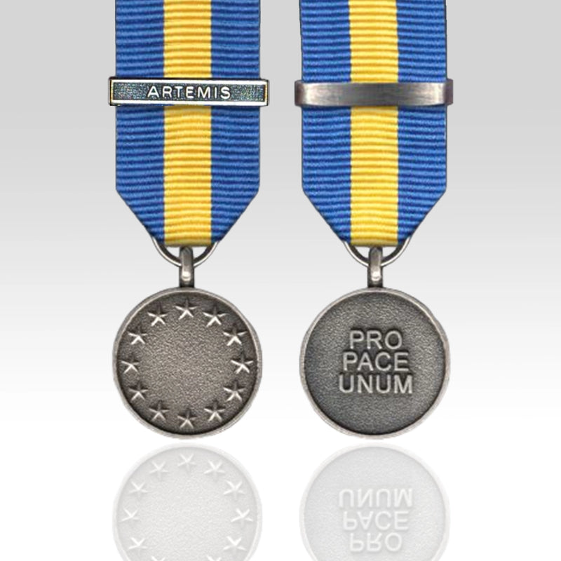 EU – ESDP Miniature Medal with ARTEMIS Clasp