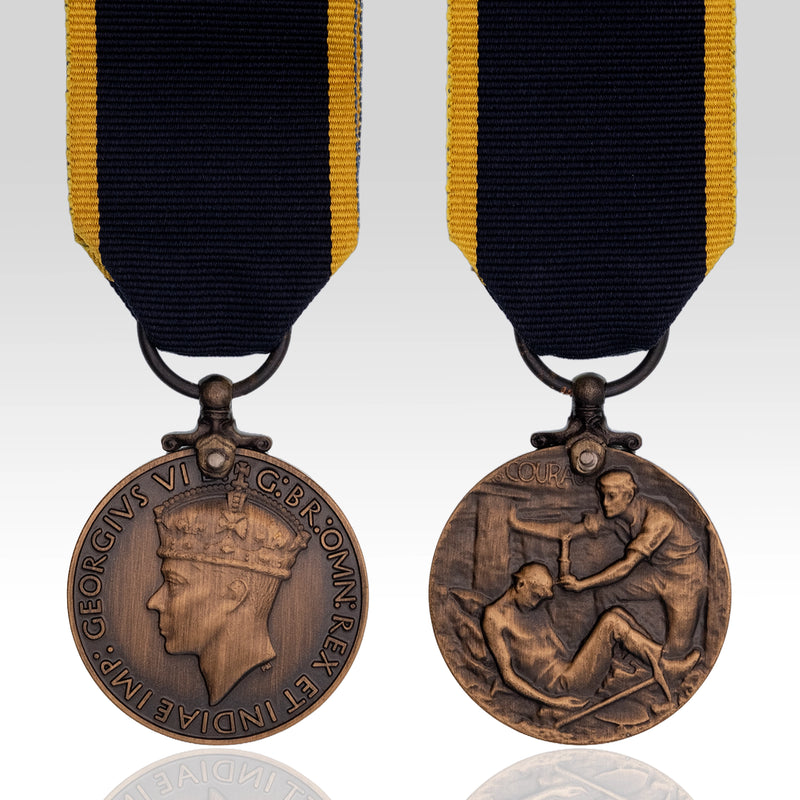 Edward Medal 2nd Class Mines GVI Sovereign