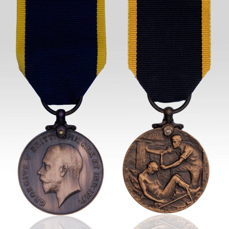Edward Medal 2nd Class Mines GV Sovereign