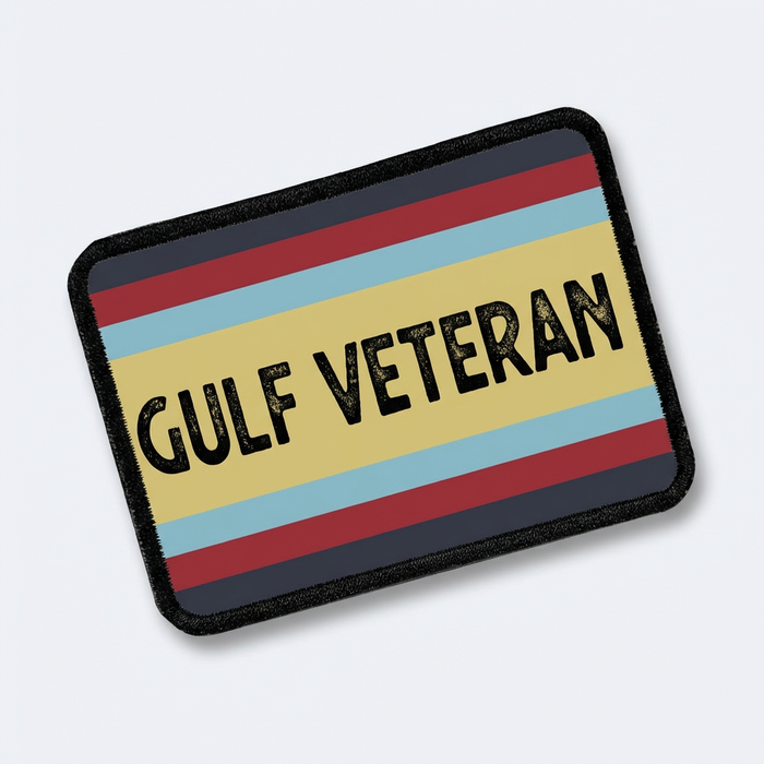 Gulf Veteran Patch – Hook & Loop (Velcro) Backing