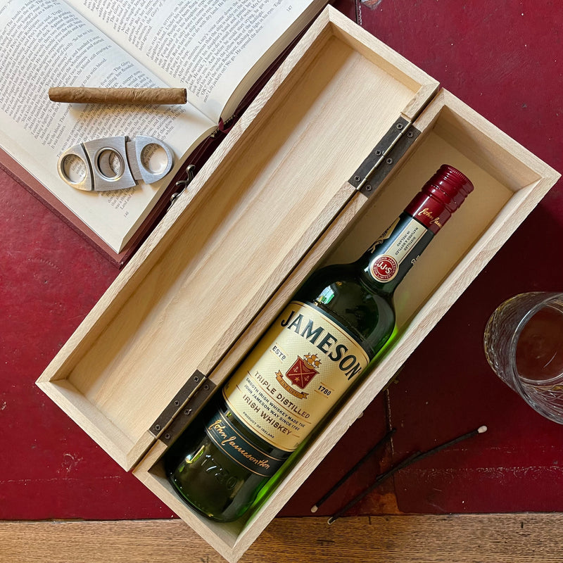 British Army Personalised Wooden Bottle Box