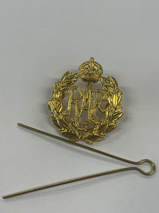 A GOOD USED RAF OFFICERS KINGS CROWN BERET BADGE In Other RAF Badges - Foto 11