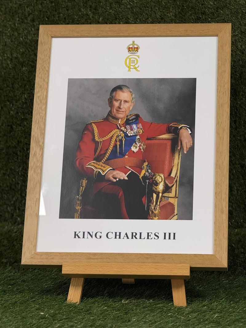 King Charles III Decorative Wall Posters A3, A4 and A5 sizes