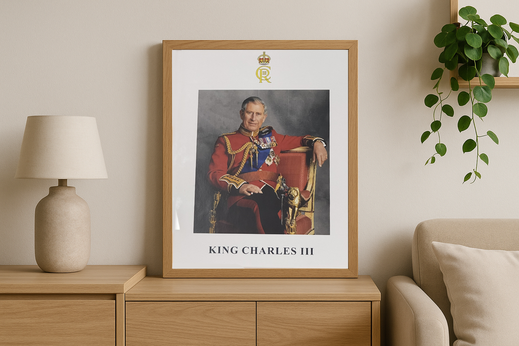 King Charles III Decorative Wall Posters A3, A4 and A5 sizes
