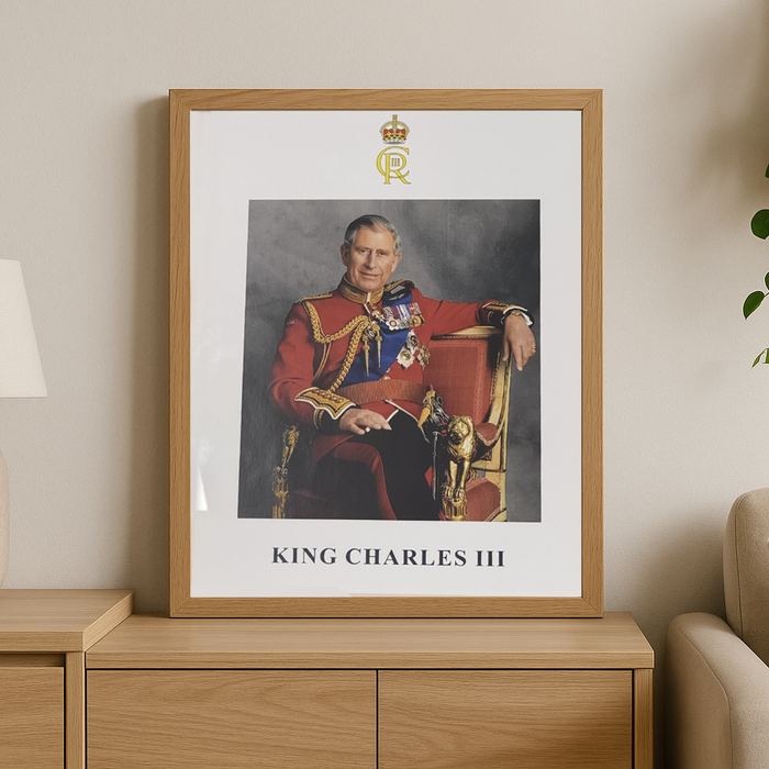 King Charles III Decorative Wall Posters A3, A4 and A5 sizes