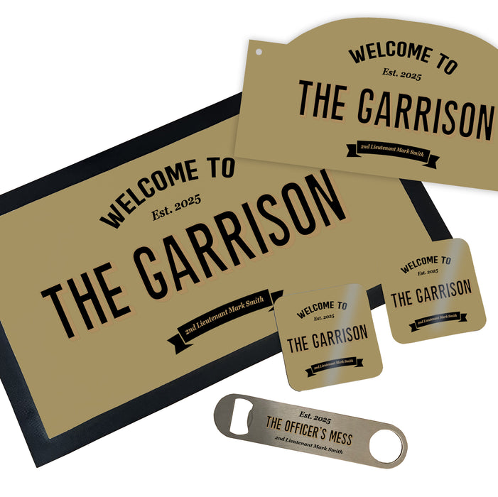 Mercian Regiment Military Bar Set Personalised Gift for Army Officers & Veterans