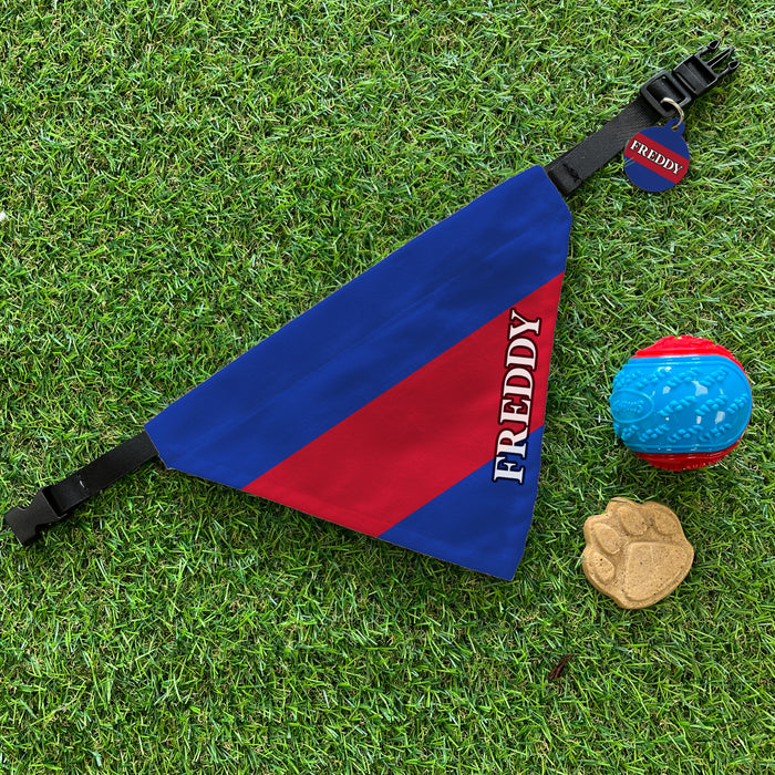 Personalised Dog Bandanas in Military Colours