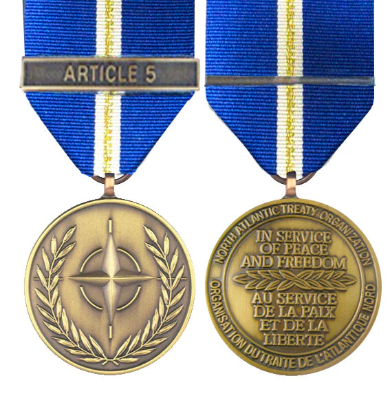 NATO Eagle Assist Full Size Medal