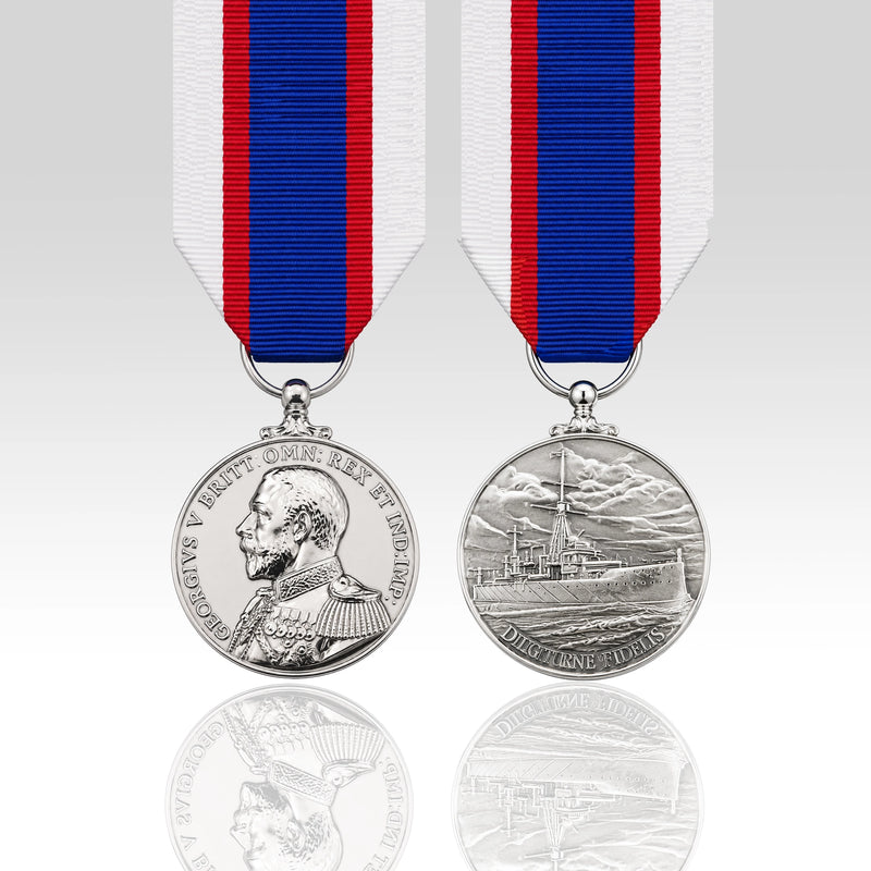 Miniature Royal Fleet Reserve Long Service Medal (George V – Admiral's Bust)