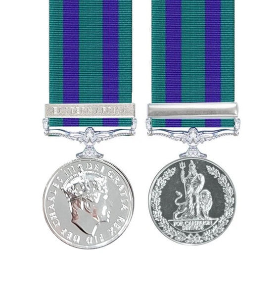 King Charles III GSM 2008 Full Size with Eastern Africa Clasp